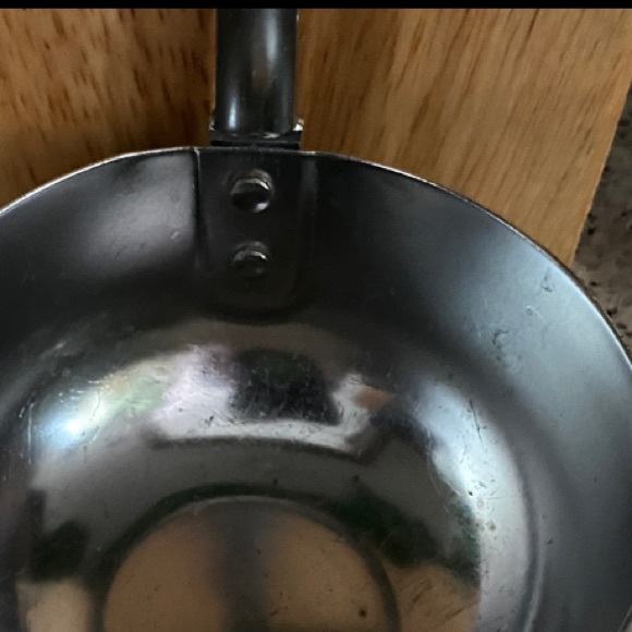 Vintage “Harvest Wheat” Stainless Steel & Almond Plastic Ladle & Meat Fork - Picture 9 of 12